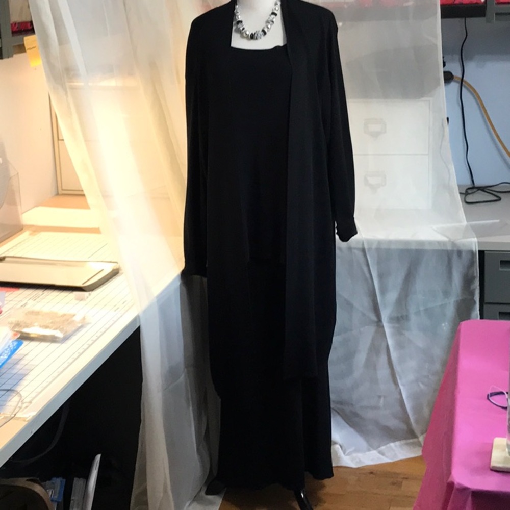 3 piece set-skirt, blouse, and duster